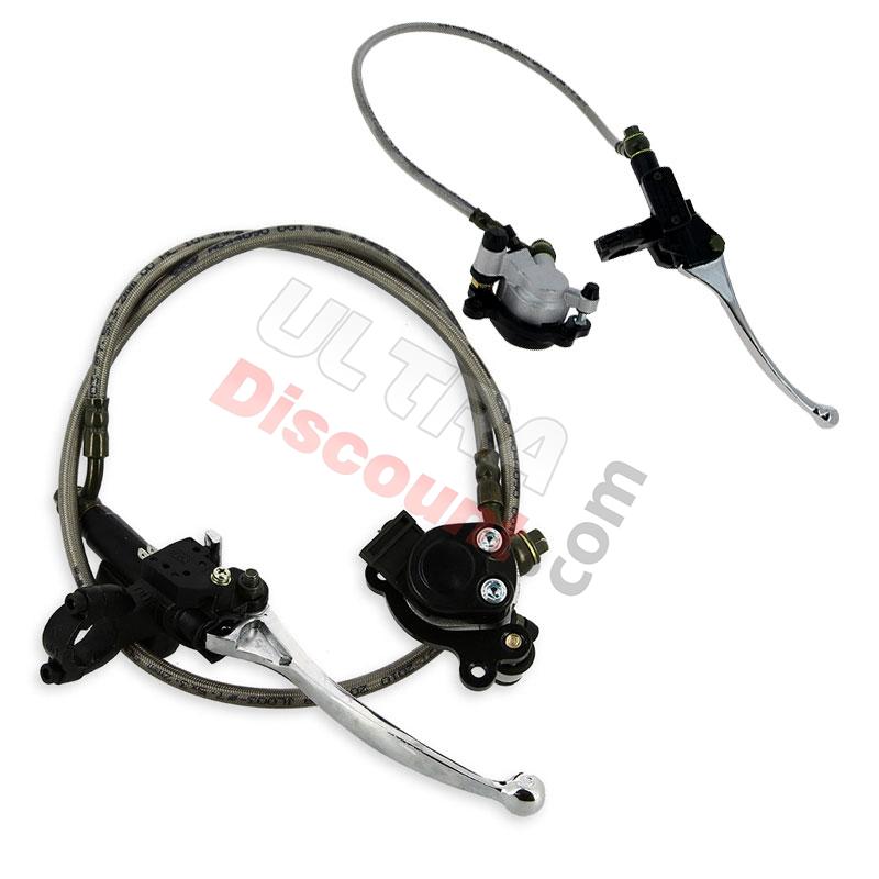Kit Frein Hydraulique Avant + Arrière, Pièces Pocket Supermotard Kit Frein Hydraulique Avant + Arrière, Pièces Pocket Supermotard