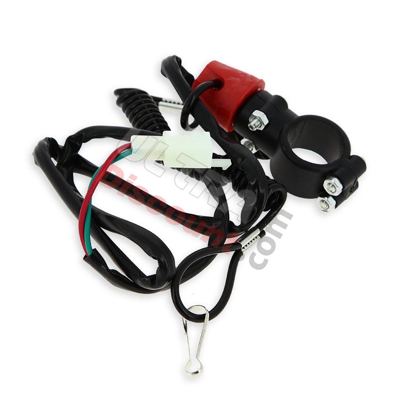 Coupe circuit à arrachement pour pocket bike Nitro, Pieces Bike Nitro Coupe circuit à arrachement pour pocket bike Nitro, Pieces Bike Nitro