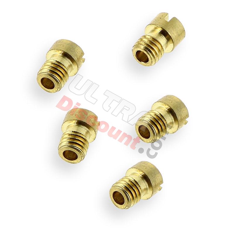 Lot de 5 gicleurs carburateur de 19mm 0.65-0.7-0.75-0.8-0.85, Pièces Pocket Blata MT4 Lot de 5 gicleurs carburateur de 19mm 0.65-0.7-0.75-0.8-0.85, Pièces Pocket Blata MT4