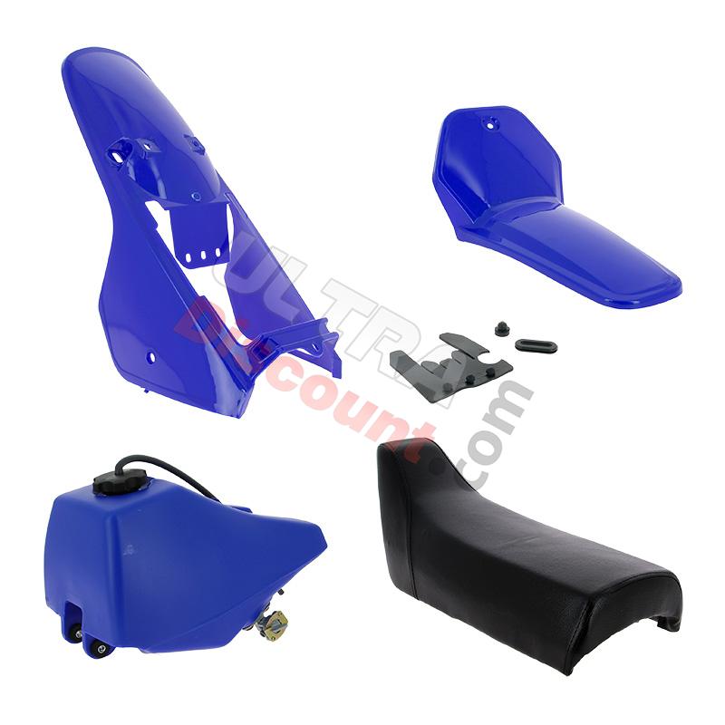 Carénage Complet pour Yamaha PW80 (Bleu), Pièces YAMAHA PW80 Carénage Complet pour Yamaha PW80 (Bleu), Pièces YAMAHA PW80