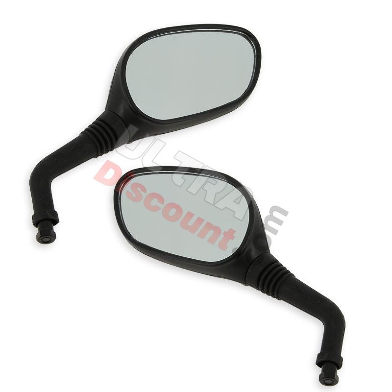 Lot de rétroviseur pour scooter Baotian BT49QT-12 (Noir), Pieces baotian BT49QT-12 Lot de rétroviseur pour scooter Baotian BT49QT-12 (Noir), Pieces baotian BT49QT-12