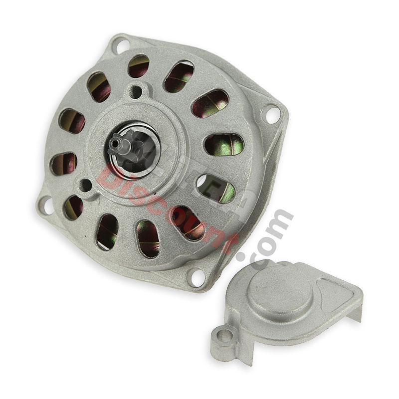 Cloche d'embrayage + capot + pignon 6 dents type2 , Pièces Pocket Supermotard Cloche d'embrayage + capot + pignon 6 dents type2 , Pièces Pocket Supermotard