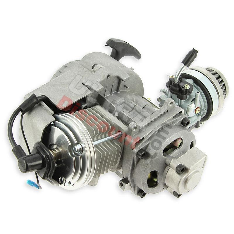 Moteur 53cc Alu UD-Racing pour Pocket Quad (type 2), Pieces pocket quad