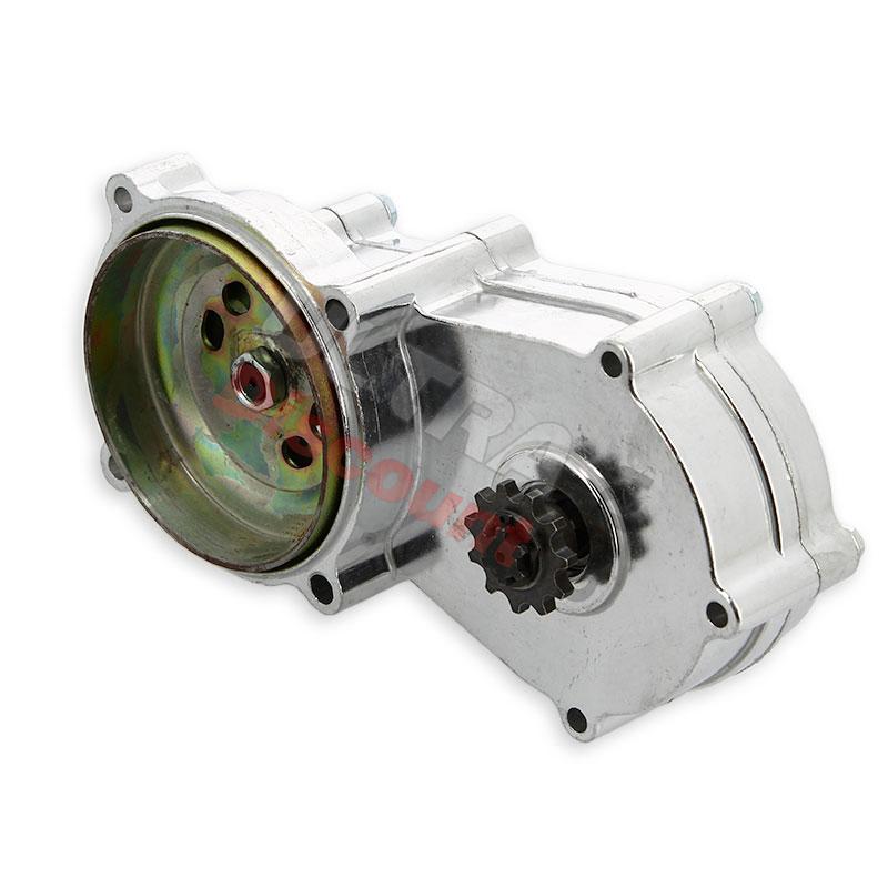 Démultiplicateur chrome double chaine pour pocket quad (6.5mm), Pieces pocket quad