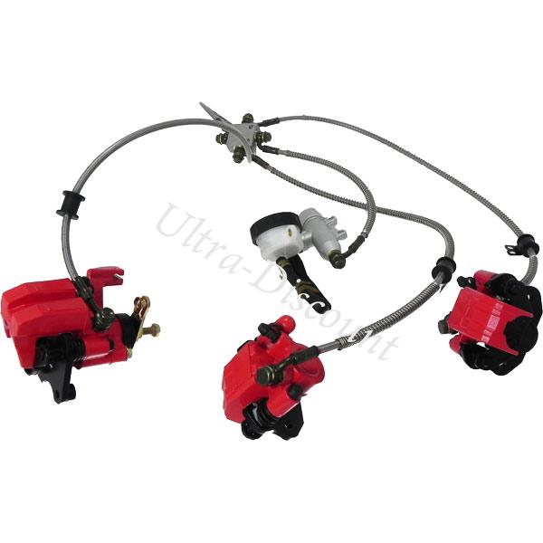 Kit freinage complet pour quad Shineray 200cc (XY200ST-6A), Pièces Shineray 200 ST6A Kit freinage complet pour quad Shineray 200cc (XY200ST-6A), Pièces Shineray 200 ST6A