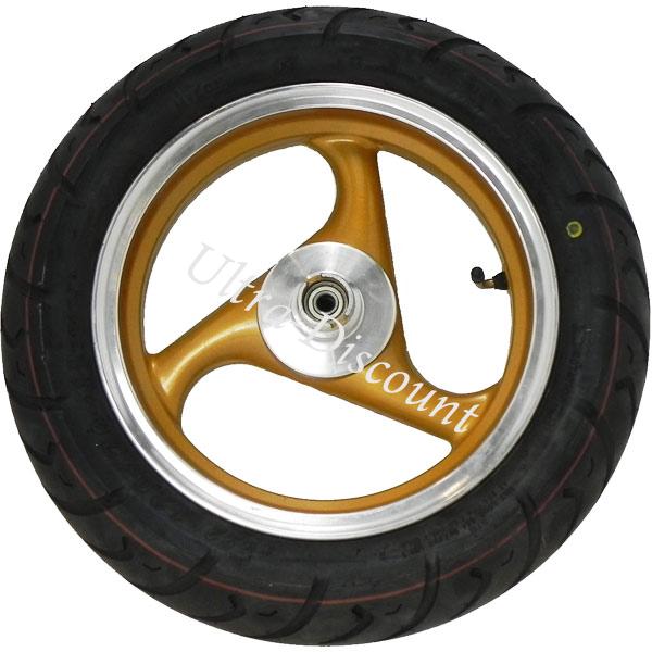 Roue Avant Scooter Chinois 50 ~ 125cc ( Or - type 3 ), Pièces scooter chinois