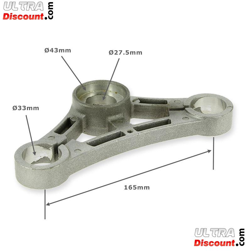 Té de fourche intermédiaire pour Scooter Citycoco, Pièces Citycoco Té de fourche intermédiaire pour Scooter Citycoco, Pièces Citycoco