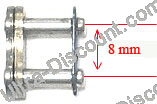 Chaine renforcée 74 GROS MAILLONS type TF8, Pieces Bike Nitro Chaine renforcée 74 GROS MAILLONS type TF8, Pieces Bike Nitro