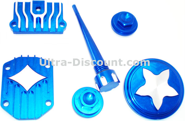Kit Décoration Tuning pour Moteur de Dirt Bike (Bleu type 2), Pieces Dirt Bike Kit Décoration Tuning pour Moteur de Dirt Bike (Bleu type 2), Pieces Dirt Bike