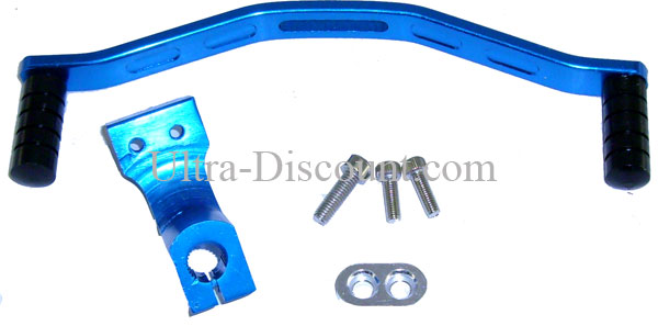 Levier de vitesse en aluminium pour quad (bleu), Pièces Shineray 150 STE