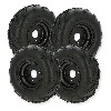 Pack 4 Roue 16x8-7 complète pour mini quad, Pièces Quad électrique CRZ
