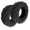 Paire de Pneus Avant Cross 21x7-10 pour Bashan 250cc BS250AS-43, Bashan 250cc BS250AS-43