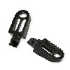 Cale pieds Noir Tuning en Aluminium pour YAMAHA PW80, Pièces YAMAHA PW80