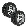 Lot de 2 Roues arrière Complètes en Alu pour Shineray 300cc, Pièces Shineray 300cc