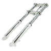 Fourche Pocket bike Supermotard (145mm) argent, Pièces Pocket Supermotard