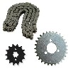 Kit transmission Chaine + couronne + pignon pour Skymini ST50-8B/8C, Pièces Skymini Monkey - Gorilla