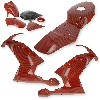 Carénage CARBONE Spéciale Edition pour Pocket MT4 (Rouge), Pièces Pocket Blata MT4