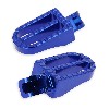 Cale pieds Bleu Tuning en Aluminium pour YAMAHA PW80, Pièces YAMAHA PW80