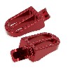 Cale pieds Rouge Tuning en Aluminium pour Dirt bike, Pieces Dirt Bike