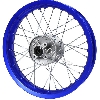 Jante dirt bike arrière Bleu 14'' (type 1), Pieces Dirt Bike
