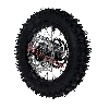 Roue Arrière Complète 12'' Noire pour Dirt Bike AGB29, Pieces Dirt Bike