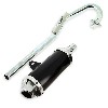 Pot échappement pour dirt bike en Inox, Pieces Dirt Bike