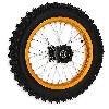 Roue Arrière Complète 14'' Or pour Dirt Bike AGB30, Pieces Dirt Bike