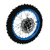 Roue Avant Complète 14'' Bleu pour Dirt Bike AGB27 (Crampons 10mm), Pieces Dirt Bike