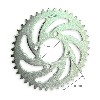 Couronne renforcée de 41 dents pour dirt (modèle 2, Pas : 420), Pieces Dirt Bike