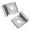 Tendeur de chaine carré Alu (15mm), Pieces Dirt Bike