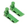 Cales pieds vert Tuning type3 pour Pocket Bike, Pièces Pocket Bike