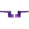 Guidons Bracelet Violet Tuning Pocket bike (type 3), Pièces Pocket Bike