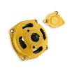 Cloche d'embrayage + capot  + pignon 7 dents - Jaune, Pieces Bike Nitro