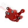 Étrier de frein avant droit couleur rouge pour pocket quad, Pieces pocket quad