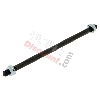 Axe de Roue Arrière avec Écrous pour Pocket Bike (230mm - Ø10mm), Pièces Pocket Bike