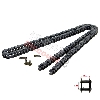 Chaine 64 Maillons RENFORCÉE Gros Pas TF8 pour Pocket Bike, Pieces Bike Nitro