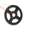 Couronne Renforcée 70 Dents 3 Trous pour Chaine Petit Pas de Pocket Bike 4 Branches, Pièces Pocket Bike
