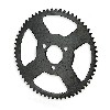 Couronne pocket bike petit pas renforcée de 62 dents, Pieces Bike Nitro