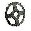 Couronne renforcée 66 dents petit pas pour pocket bike, Pieces Bike Nitro