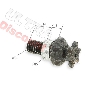 Pignon pocket bike renforcé 6 dts pas Américain chaine TF8 10mm, Pieces Bike Nitro