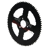 Couronne Renforcée 74 Dents Petit Pas H25 pour Pocket Polini 911 - GP3 (3 Trous - 4 Branches - Ø26mm, Pièces Polini 911 GP3
