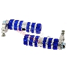 Cale pieds en aluminium Bleu TAF02, Pièces Pocket Blata MT4