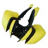 Carenage avant Noir-Jaune Quad Bashan 200cc (BS200S-7), Bashan 200cc BS200S7