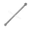 Axe de roue avant pour Dax 50cc à 125cc (12-250mm), Pièces Dax Skymax