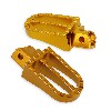 Cale pieds Or Tuning en Acier pour Dirt bike, Pieces Dirt Bike