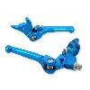 Paire de levier Dirt Bike en aluminium Bleu (type3), Pieces Dirt Bike