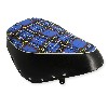 Selle en Cuir Skyteam pour Monkey 50cc à 125cc - Bleue, Pièces Skymini Monkey - Gorilla