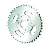 Couronne 42 dents pour Monkey - Gorilla - Zinc blanc, Pièces Skymini Monkey - Gorilla