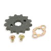 Pignon et fixations pour moteur 50cc pour PBR Skyteam, Pièces PBR Skyteam ZB Honda