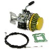Kit carburateur 15mm (or) pour pocket quad, Pieces pocket quad
